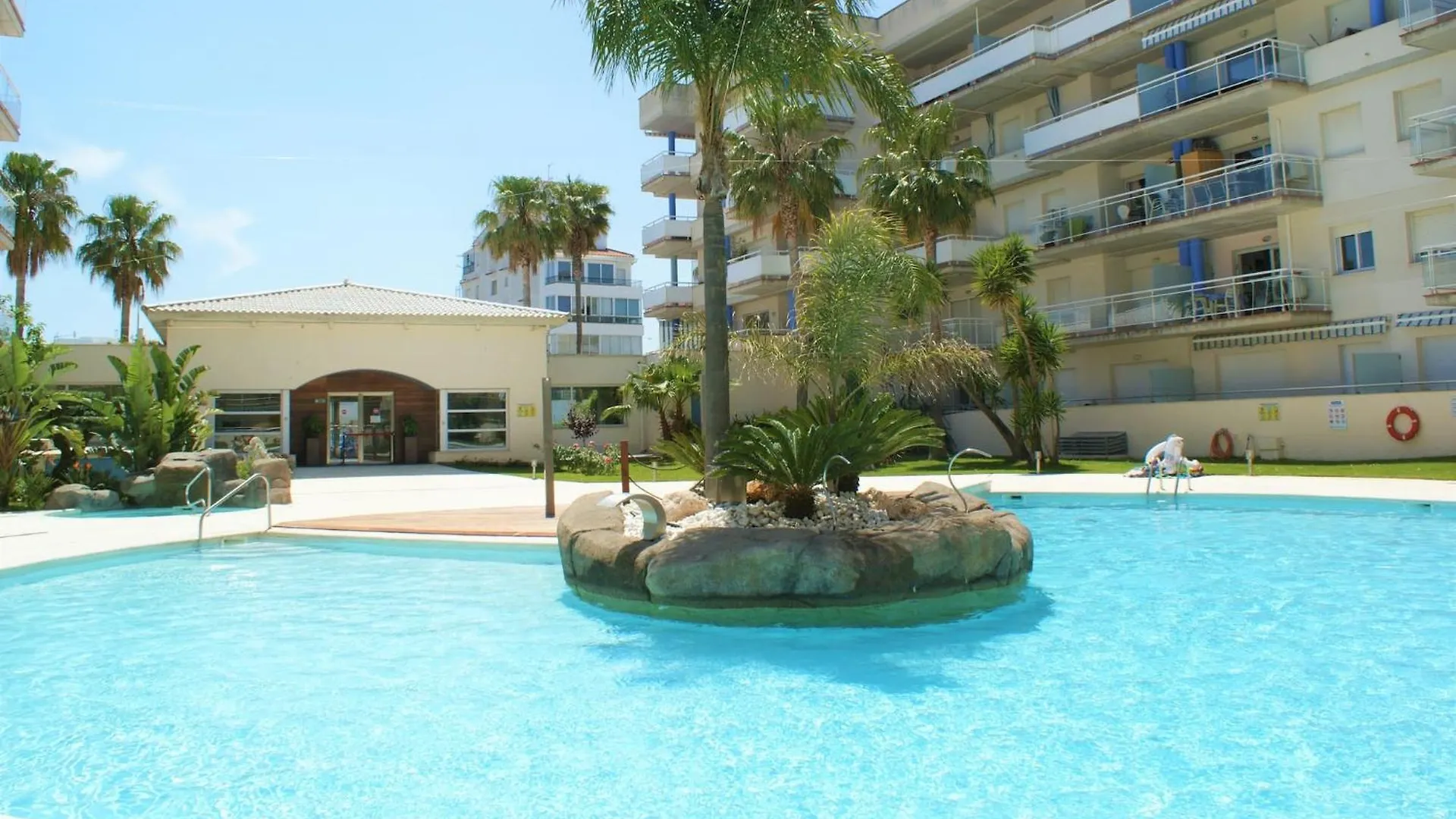 Apartamento Con Vistas Al Canal En Residencia Con Piscina Roses 0*,