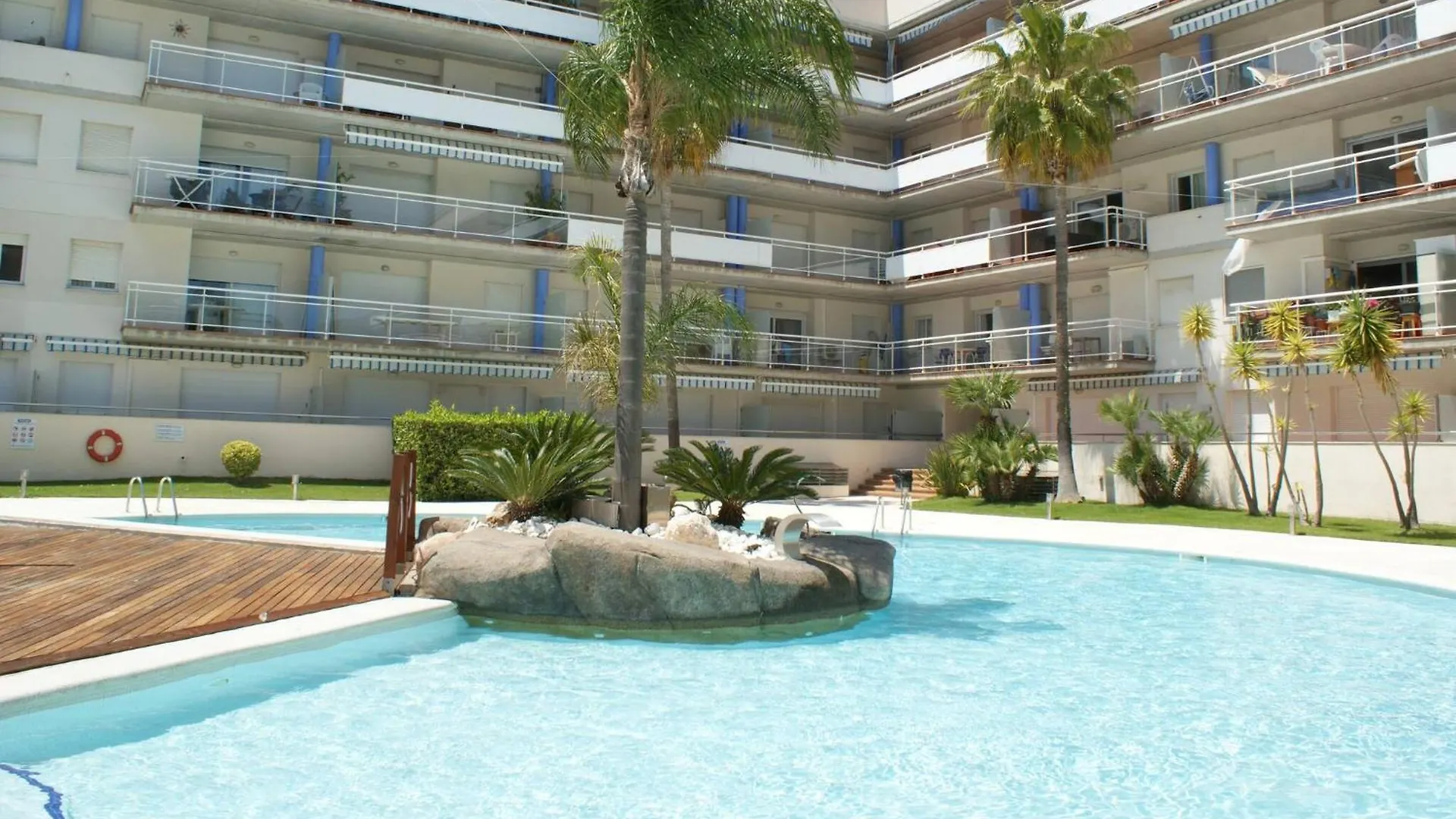 Apartamento Con Vistas Al Canal En Residencia Con Piscina Roses